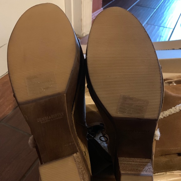 Ralph Lauren Suede Callen Boot Size 10 (brand new) - Picture 2 of 5